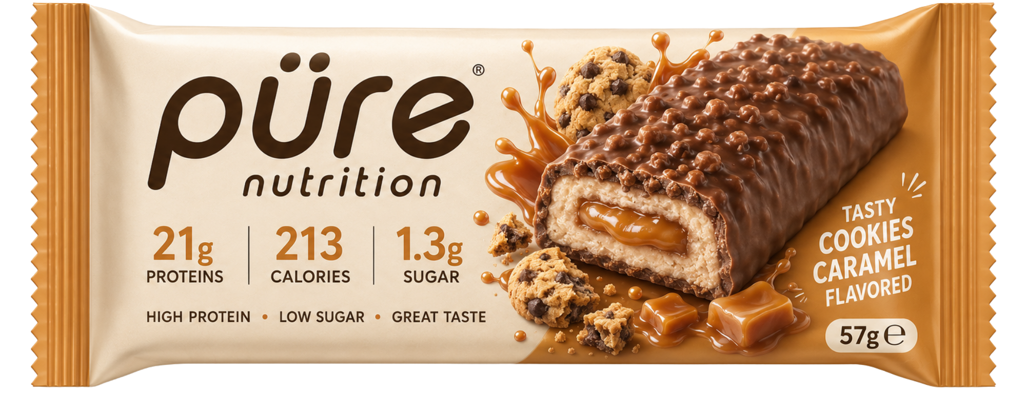 püre Core Bar — Caramel Cookies