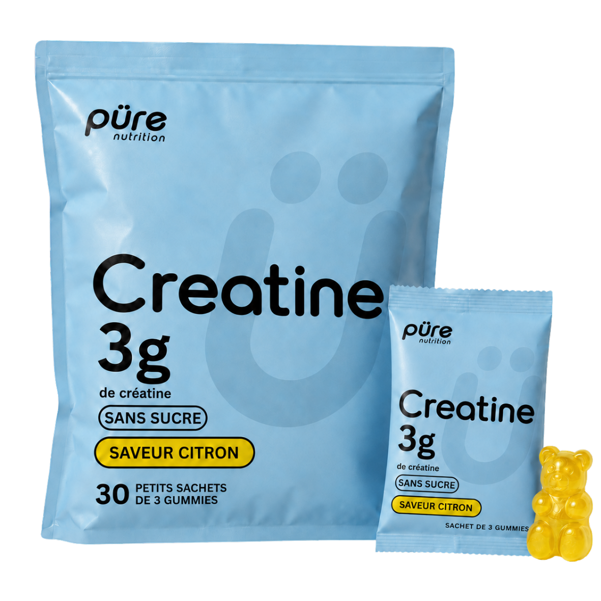 püre Creatine 3g — Lemon
