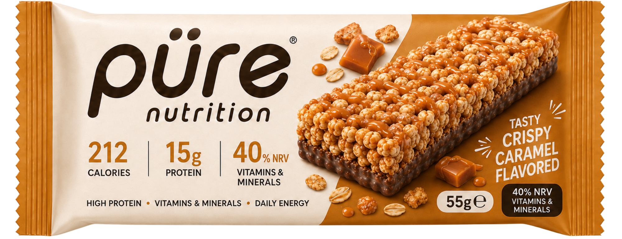 püre MR Bar — Crispy Caramel