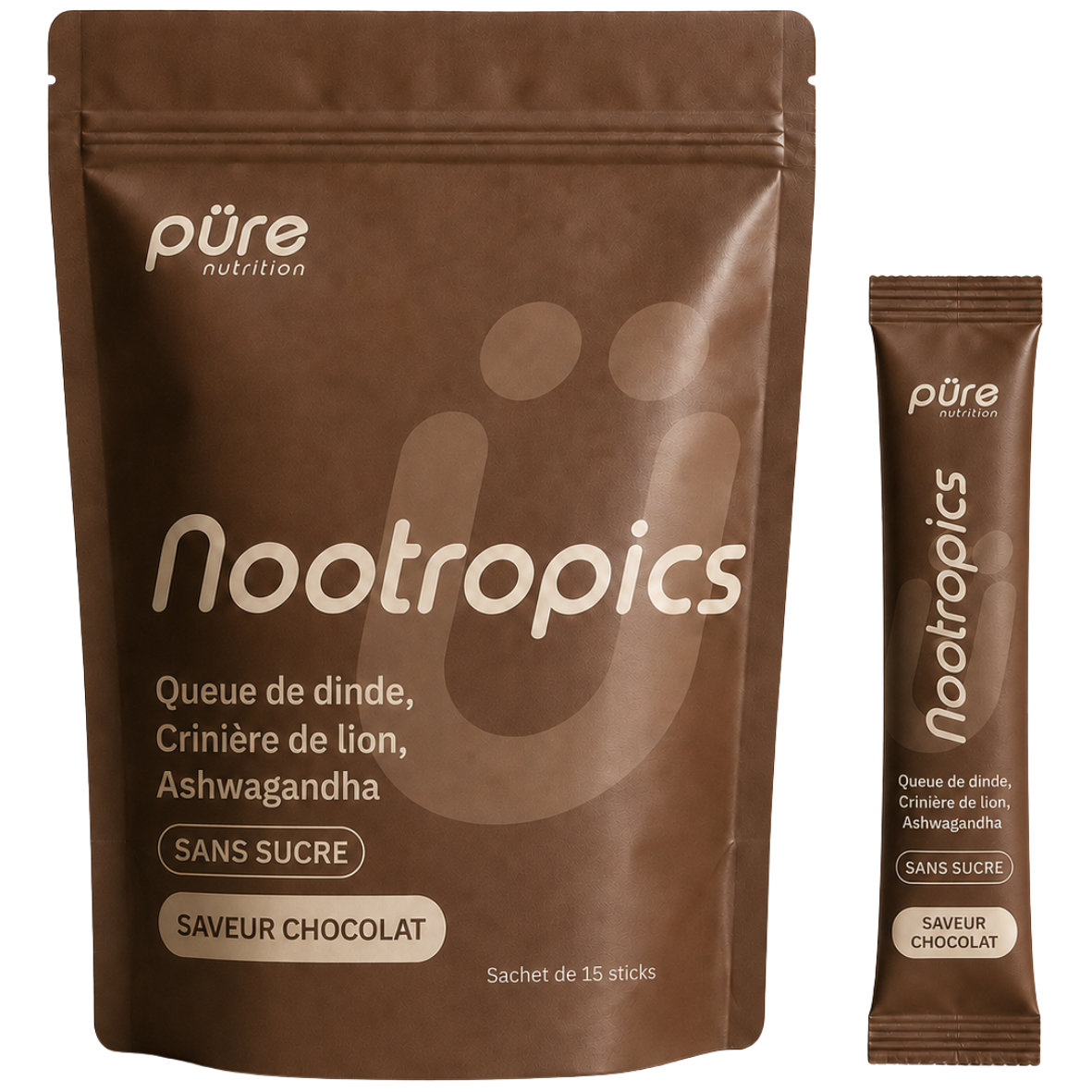 püre Nootropics — Sticks — Chocolate