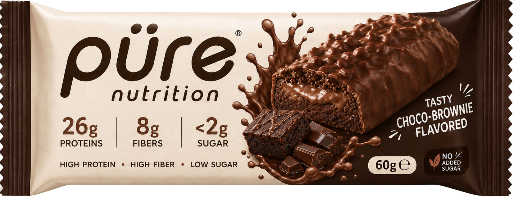 püre Pro Crunch Bar — Choco Brownie