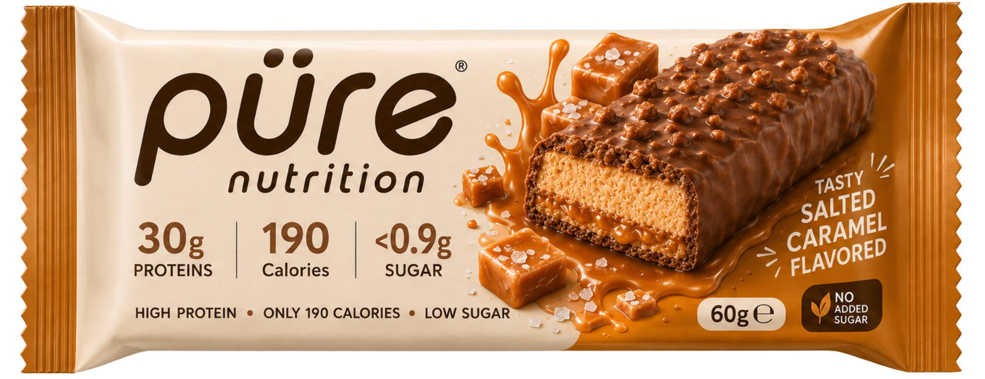 püre Proteine 50 Bar — Salted Caramel